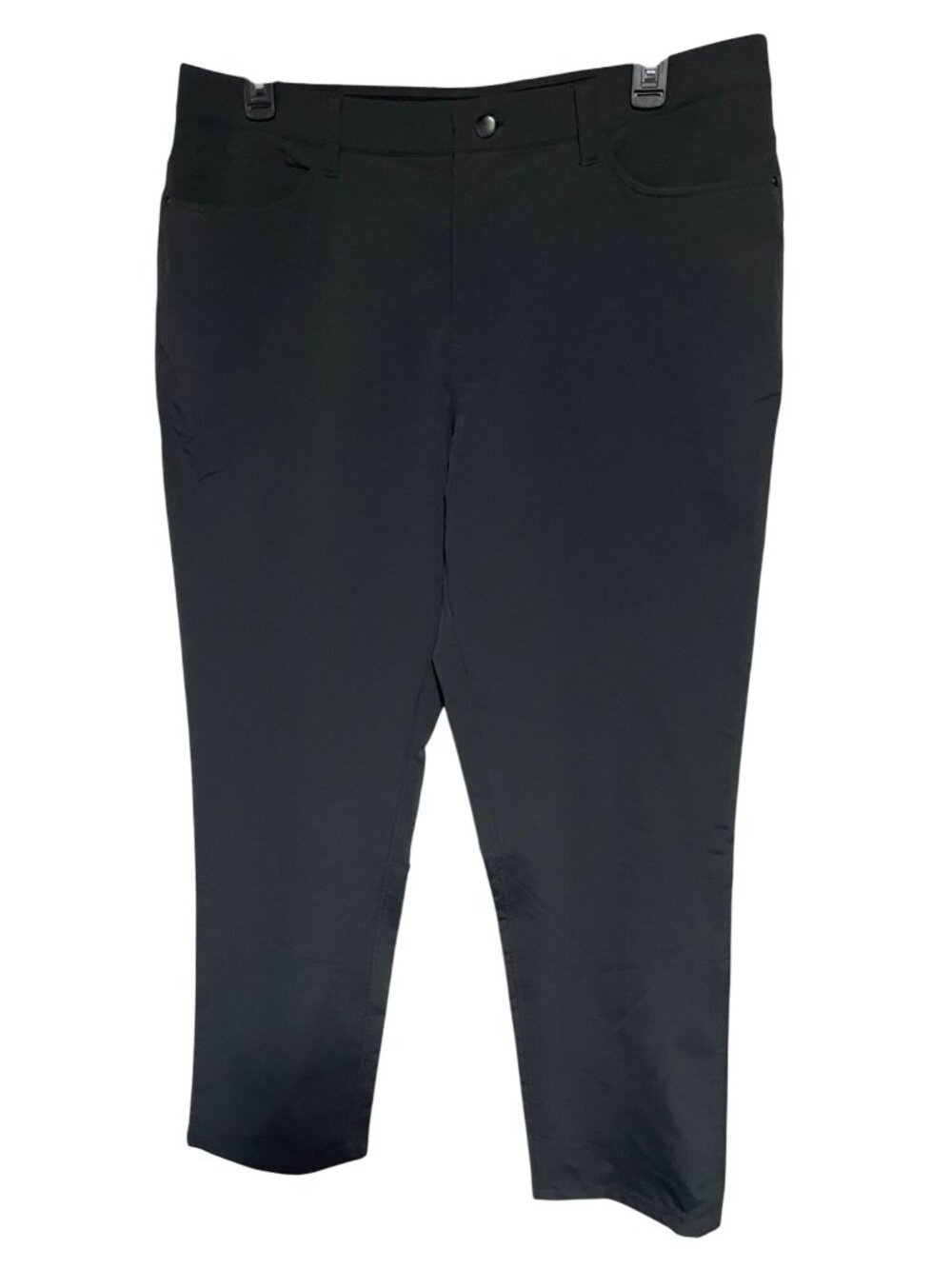 Kirkland Signature Mens Black 5-Pocket Performance Pants 38x30 Stretch Golf